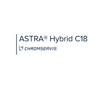 ASTRA Hybrid C18 logo paired with Chromservis branding on a light background.