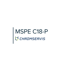MSPE C18-P logo with CHROMSERVIS wordmark on a white background.